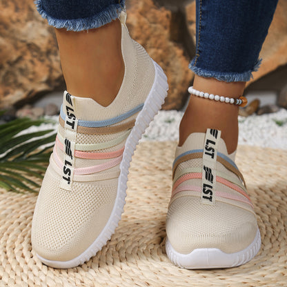 Zapatillas deportivas ortopédicas de malla: con soporte para el arco del pie, que alivia el dolor; amortiguación suave.