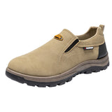 Zapatos ortopédicos cómodos de ante: con soporte para el arco, alivian el dolor, son antideslizantes y amortiguan los impactos.