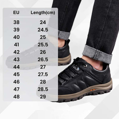 Zapatos de cuero para negocios ortopédicos