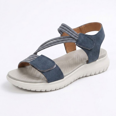 Sandalias ortopédicas cómodas: soporte ergonómico para el arco del pie, ancho ajustable y diseño que realza la silueta de la pierna.