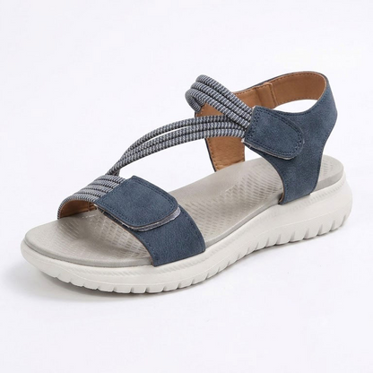 Sandalias ortopédicas cómodas: soporte ergonómico para el arco del pie, ancho ajustable y diseño que realza la silueta de la pierna.