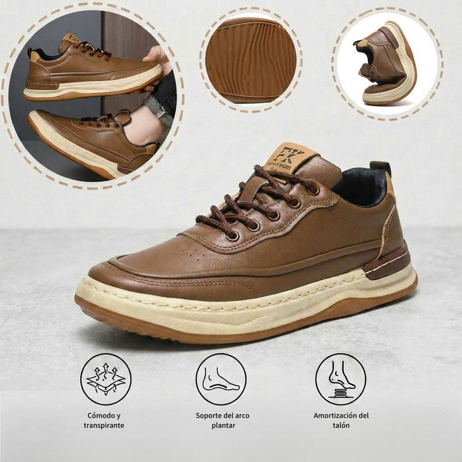 Zapatos ortopédicos cómodos: con soporte para el arco, alivian el dolor; suaves y amortiguadores.