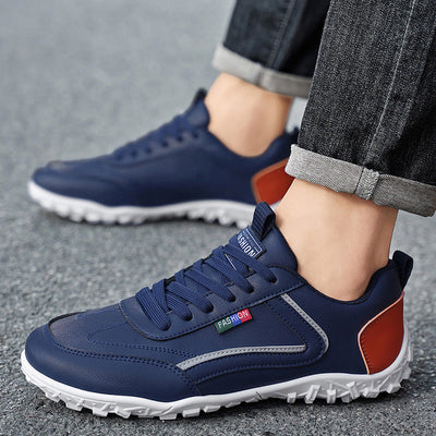 Zapatos ortopédicos cómodos: con soporte para el arco del pie, que alivian el dolor; ligeros, con amortiguación y exterior de piel impermeable.