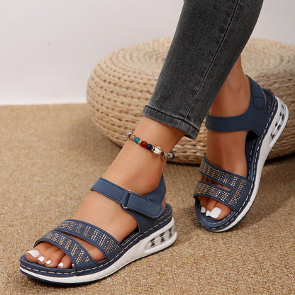 Sandalias ortopédicas ergonómicas — Con soporte para el arco que ayuda a aliviar el dolor de pies, estabilizar el talón y reducir la inestabilidad al caminar