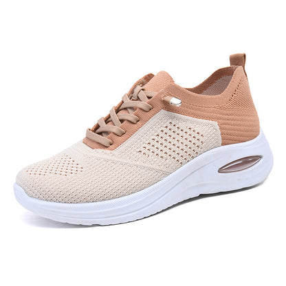 Zapatillas deportivas ortopédicas de malla: con soporte para el arco del pie, que alivia el dolor; amortiguación suave.
