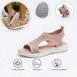 Sandalias ortopédicas de punto — con soporte para el arco plantar para caminar con comodidad