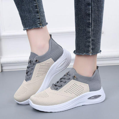 Zapatillas deportivas ortopédicas de malla: con soporte para el arco del pie, que alivia el dolor; amortiguación suave.