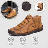 Zapatos ortopédicos cómodos y informales — de piel de vacuno italiana mate, con soporte para el arco