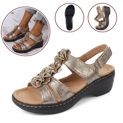 Sandalias antideslizantes y transpirables: con soporte para el arco del pie, que alivia el dolor; suaves y amortiguadoras.