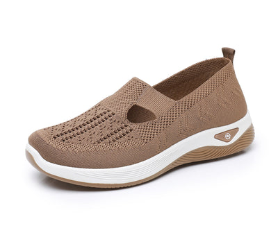 Zapatillas deportivas ortopédicas de malla: con soporte para el arco, alivian el dolor; amortiguación suave.