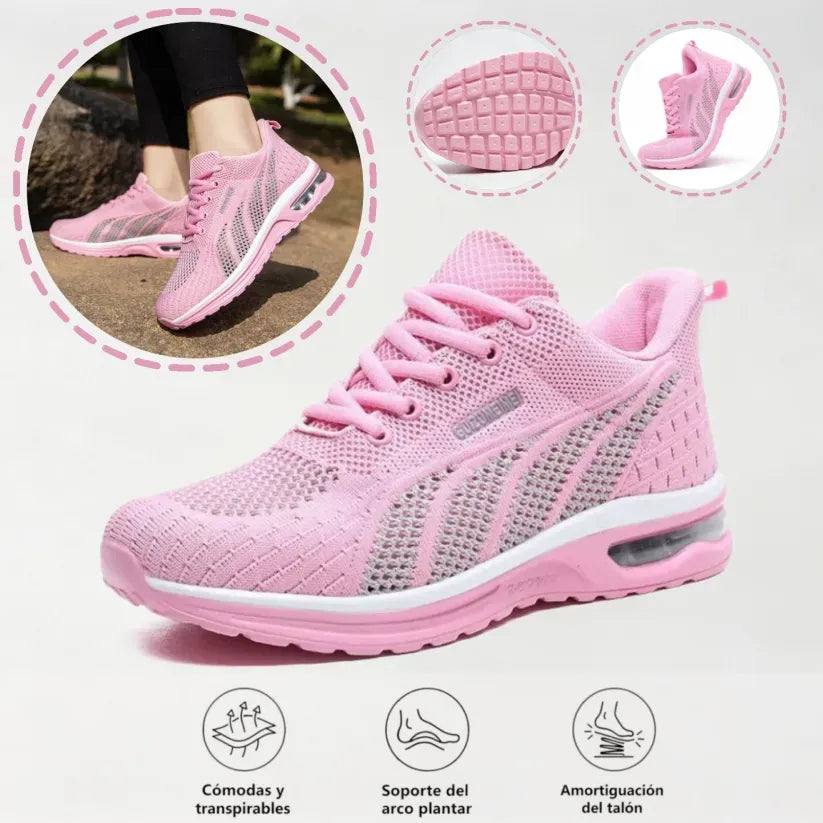 Zapatillas ortopédicas de malla para deporte