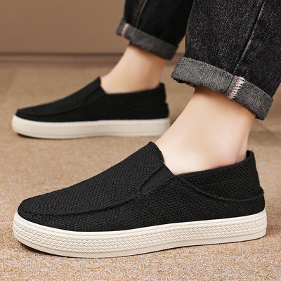 Zapatos ortopédicos de malla: tejidos a mano, con soporte para el arco del pie, que alivian el dolor.