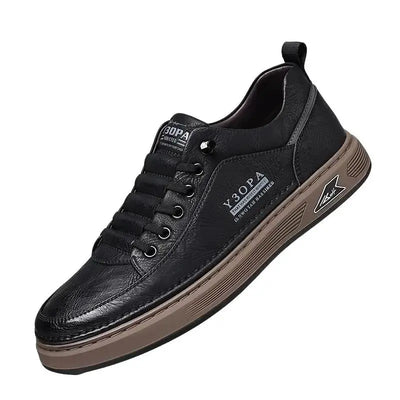 Zapatos ortopédicos cómodos: cosidos a mano, con amortiguación suave y exterior de piel impermeable.