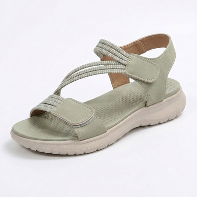 Sandalias ortopédicas cómodas: soporte ergonómico para el arco del pie, ancho ajustable y diseño que realza la silueta de la pierna.