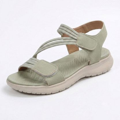 Sandalias ortopédicas cómodas: soporte ergonómico para el arco del pie, ancho ajustable y diseño que realza la silueta de la pierna.