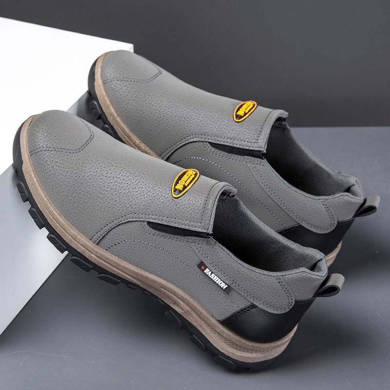 Zapatos ortopédicos cómodos de ante: con soporte para el arco, alivian el dolor, son antideslizantes y amortiguan los impactos.
