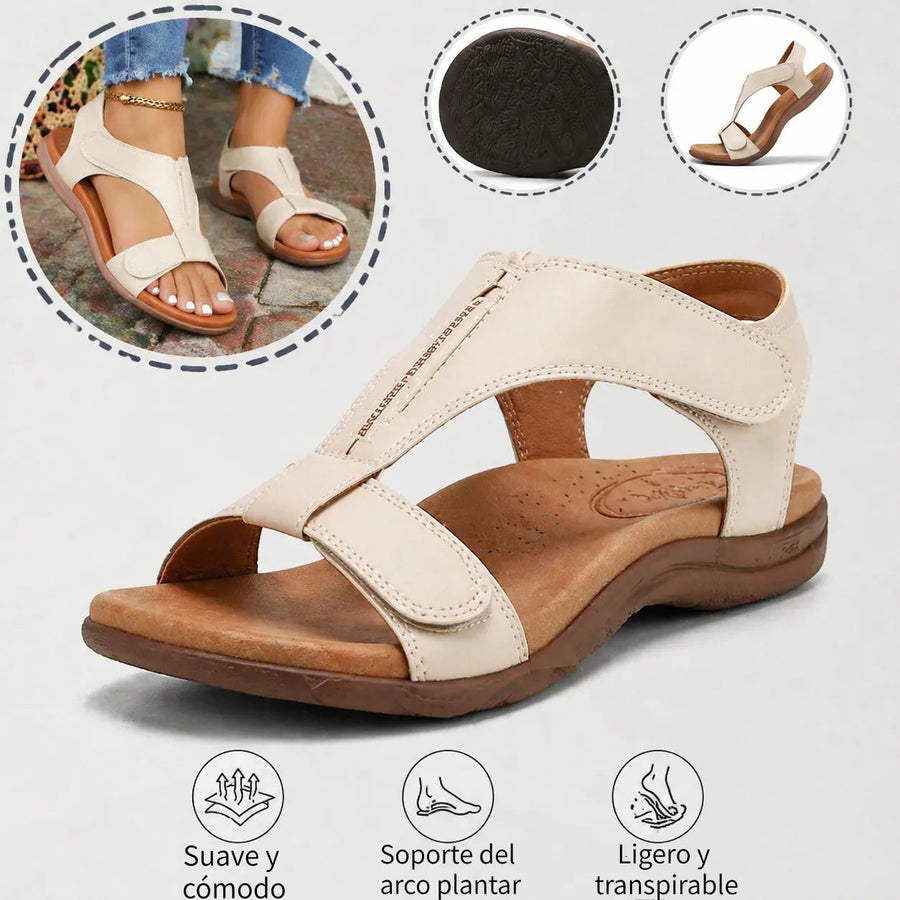 Sandalias ortopédicas ajustables y cómodas