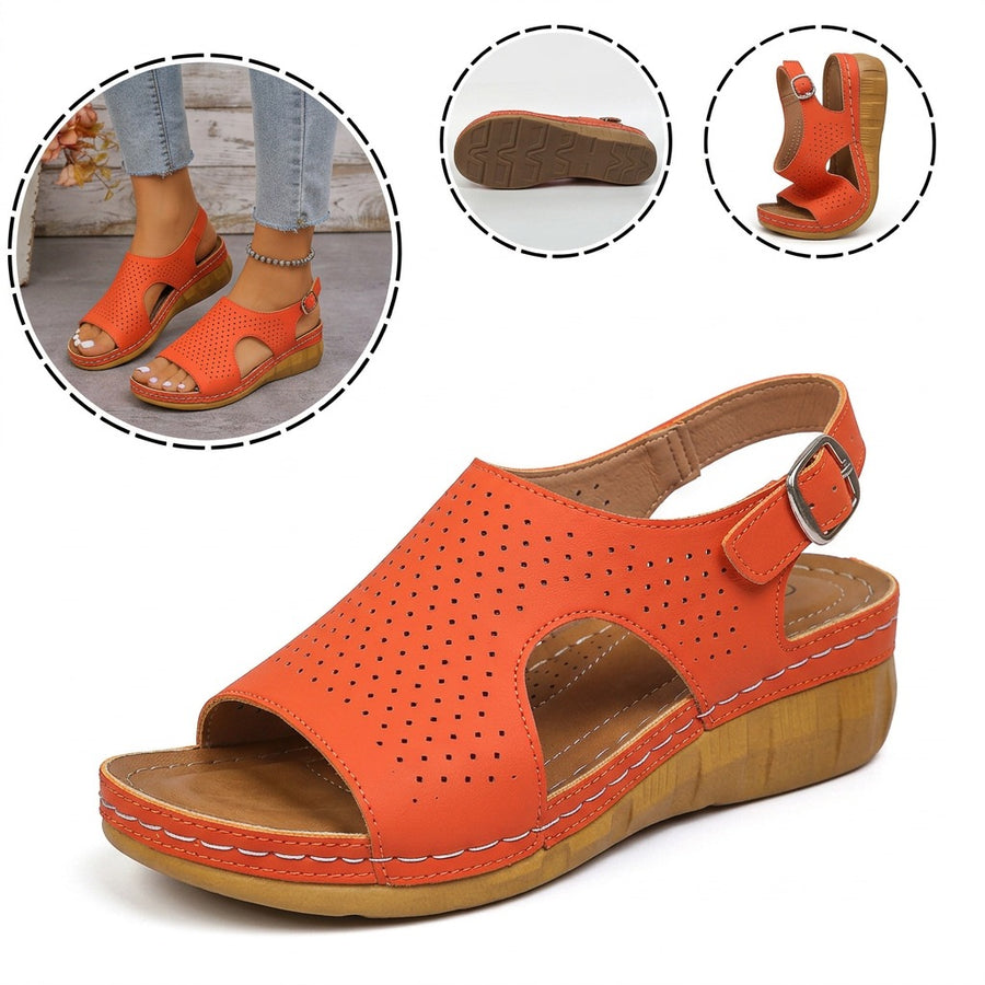 Sandalias antideslizantes y transpirables: con soporte para el arco del pie, que alivia el dolor; suaves y amortiguadoras.