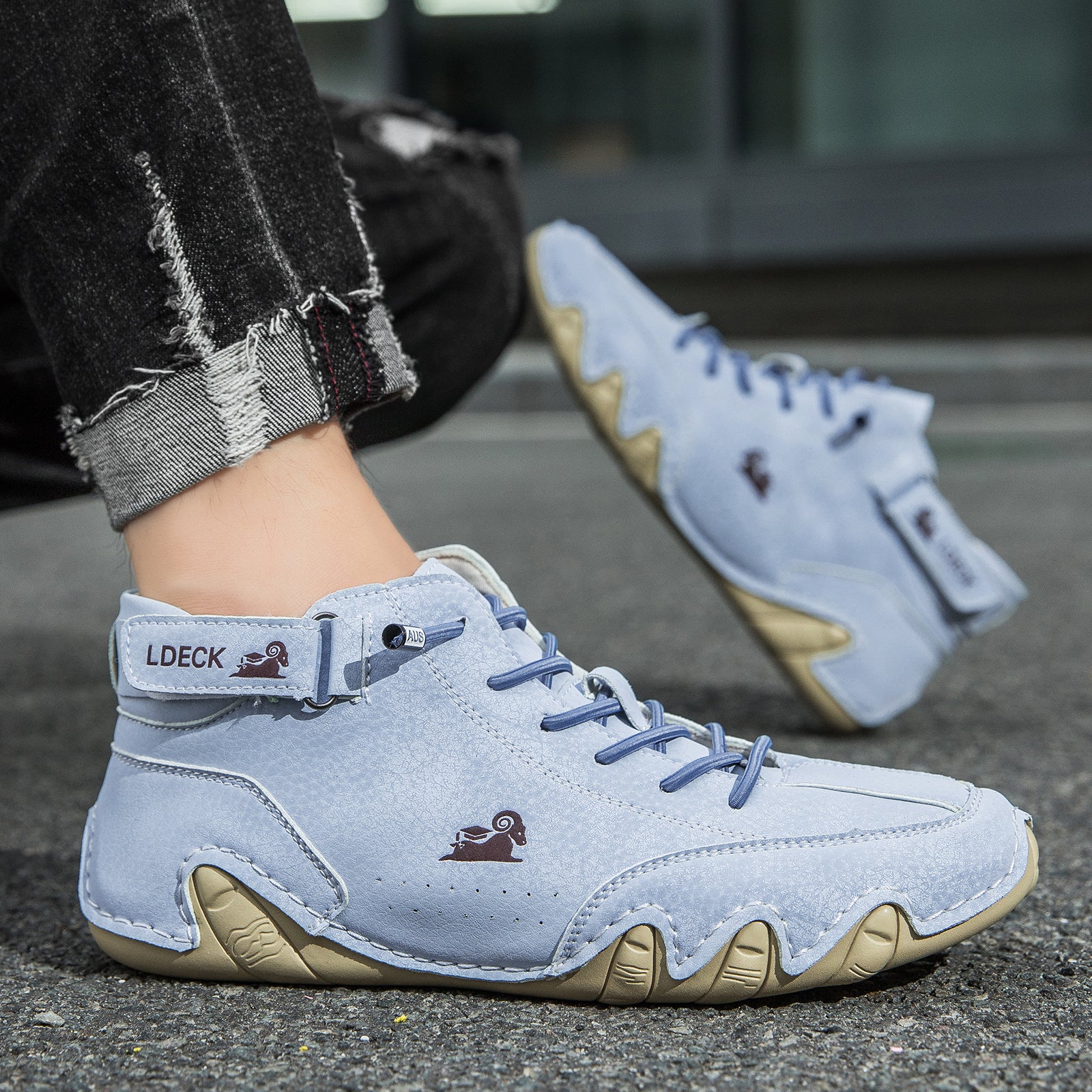 🔥Black Friday: 50% de desconto⏰ - Zapieers® Tênis de Caminhada Ergonômicos - Costura Manual 👞