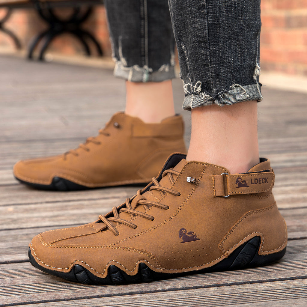 🔥Black Friday: 50% de desconto⏰ - Zapieers® Tênis de Caminhada Ergonômicos - Costura Manual 👞