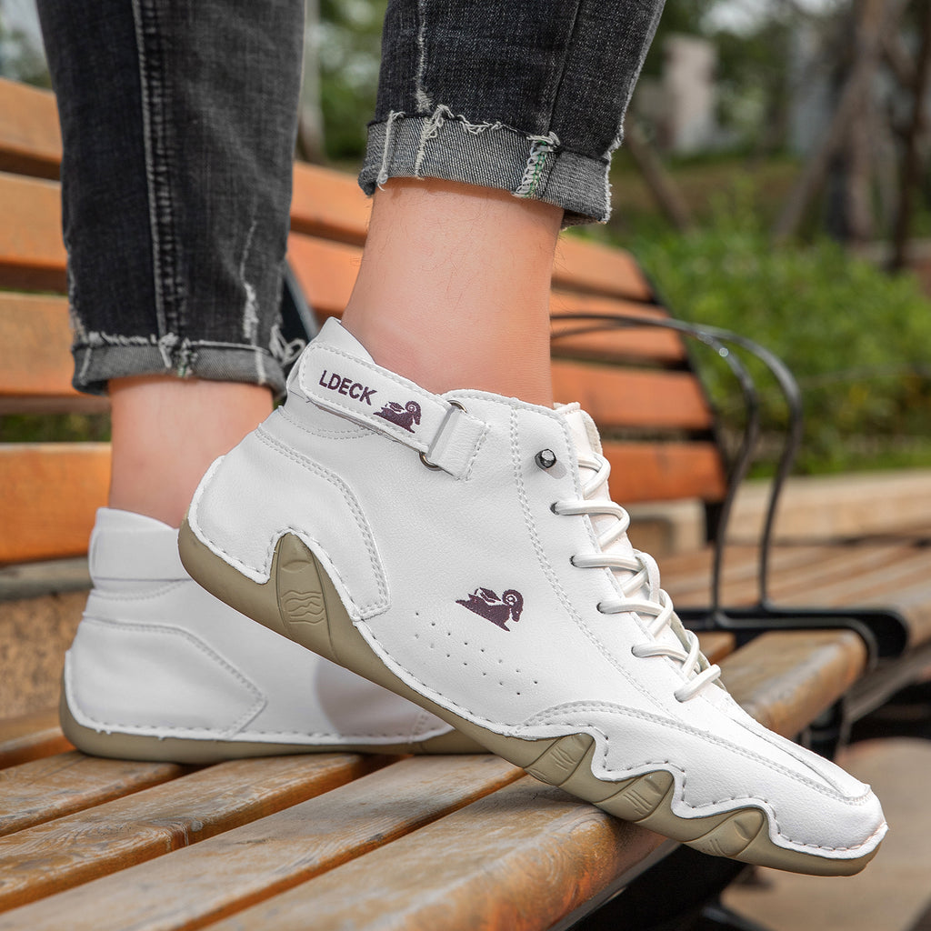 🔥Black Friday: 50% de desconto⏰ - Zapieers® Tênis de Caminhada Ergonômicos - Costura Manual 👞