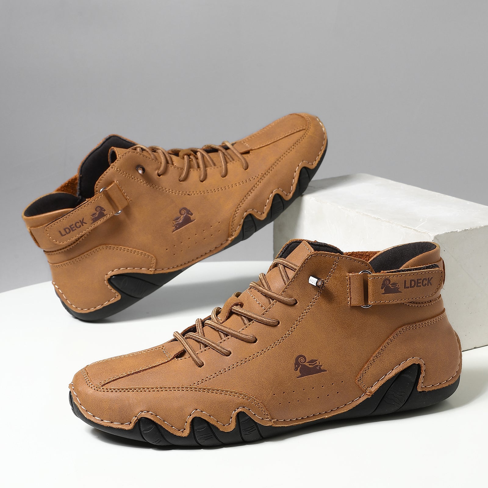 🔥Black Friday: 50% de desconto⏰ - Zapieers® Tênis de Caminhada Ergonômicos - Costura Manual 👞