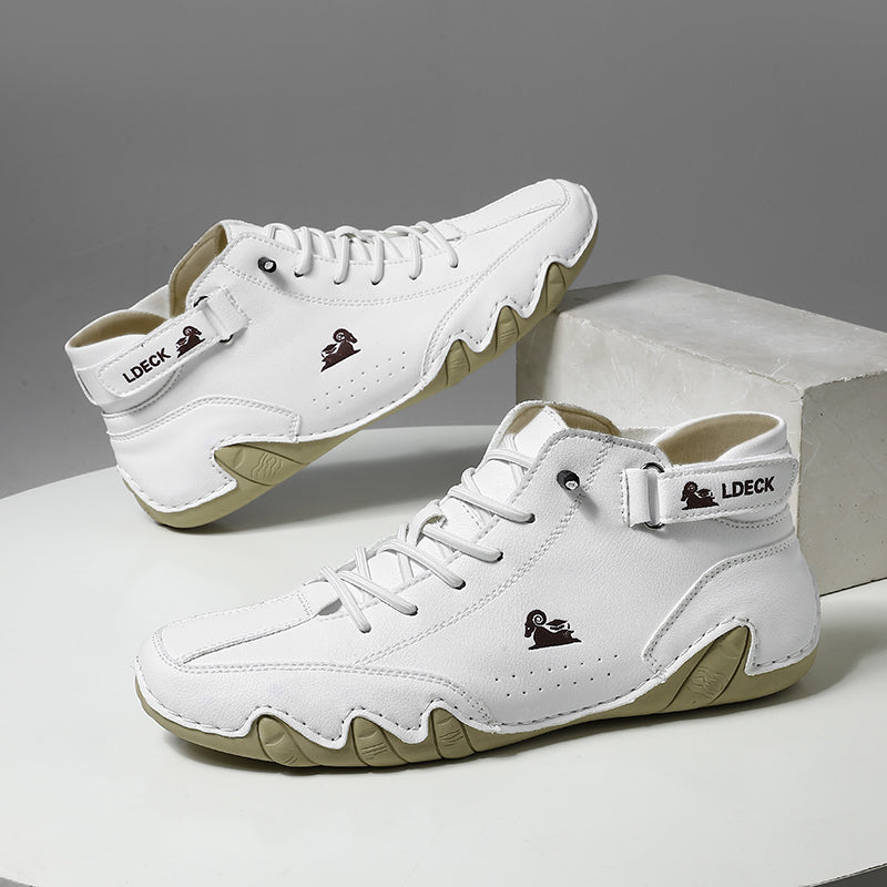 🔥Black Friday: 50% de desconto⏰ - Zapieers® Tênis de Caminhada Ergonômicos - Costura Manual 👞