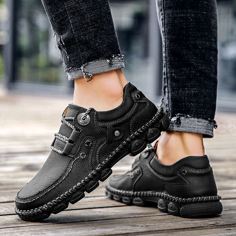 🔥50% de desconto hoje!⏰ Calçado casual unissexo👞 Leve e respirável - Ajuste confortável - Design ergonómico