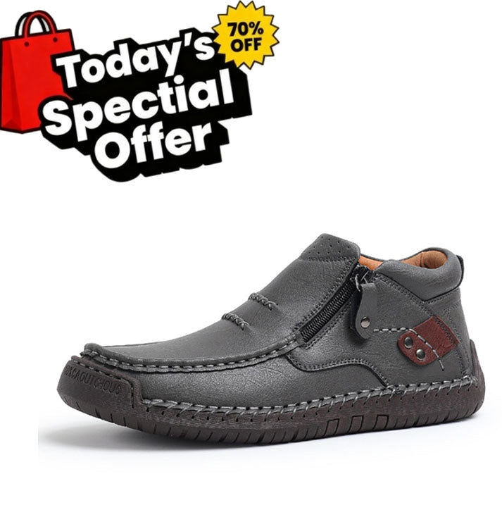 🔥Oferta por tempo limitado hoje: 70 % popust!  ⏰  - Calçado casual ZAPIEERS®, - Sapatos ortopédicos com design ergonómico - Couro premium + costura manual 👞