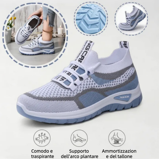 Zapatos correctores casuales en colores combinados