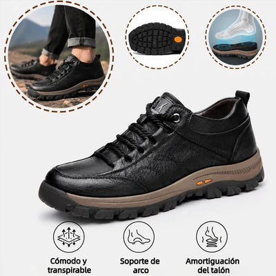 Zapatos de cuero para negocios ortopédicos