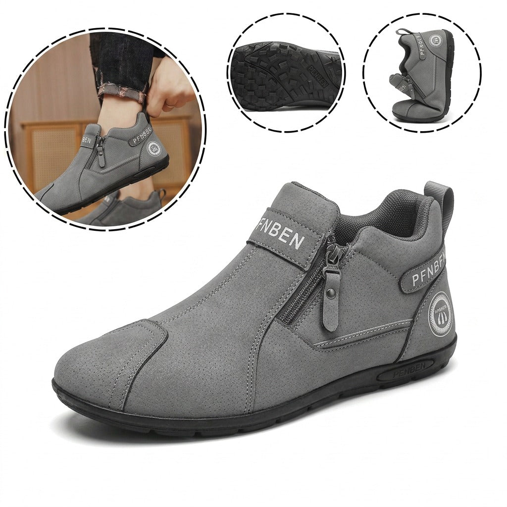 Zapatos ortopédicos cómodos y antideslizantes: suaves y cómodos, con una sujeción excelente. Alivian el dolor de pies.