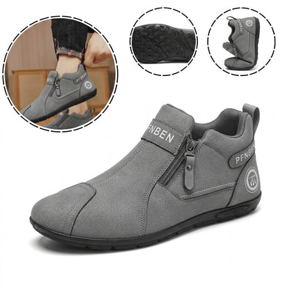 Zapatos ortopédicos cómodos y antideslizantes: suaves y cómodos, con una sujeción excelente. Alivian el dolor de pies.