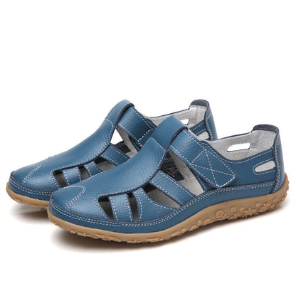 Sandalias con protección para los dedos: con soporte para el arco plantar, que alivia el dolor; ligeras y con amortiguación.