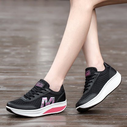 Zapatillas ortopédicas deportivas de malla — soporte para el arco plantar y amortiguación para las rodillas