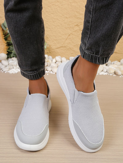 Zapatos ortopédicos de malla de estilo casual — con soporte para el arco plantar, fáciles de poner y quitar