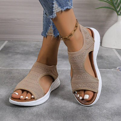 Sandalias ortopédicas de punto — con soporte para el arco plantar para caminar con comodidad