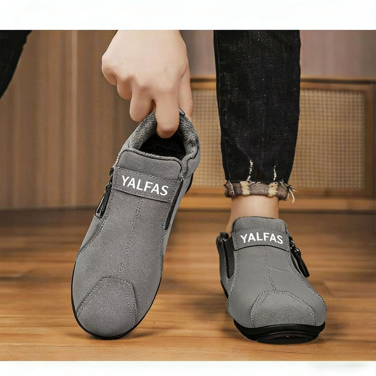 Zapatos ortopédicos cómodos y antideslizantes: suaves y cómodos, con una sujeción excelente. Alivian el dolor de pies.
