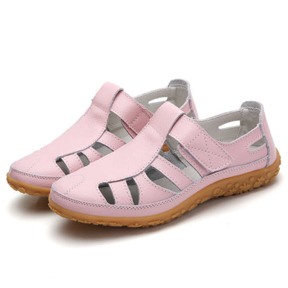 Sandalias con protección para los dedos: con soporte para el arco plantar, que alivia el dolor; ligeras y con amortiguación.
