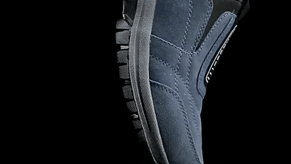 Zapatos ortopédicos de ante cómodos: suaves y cómodos, con una sujeción excelente. Alivian el dolor de pies.