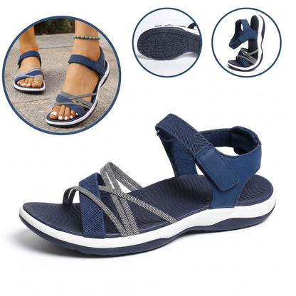 Sandalias ortopédicas ergonómicas — Con soporte para el arco que ayuda a aliviar el dolor de pies, estabilizar el talón y reducir la inestabilidad al caminar