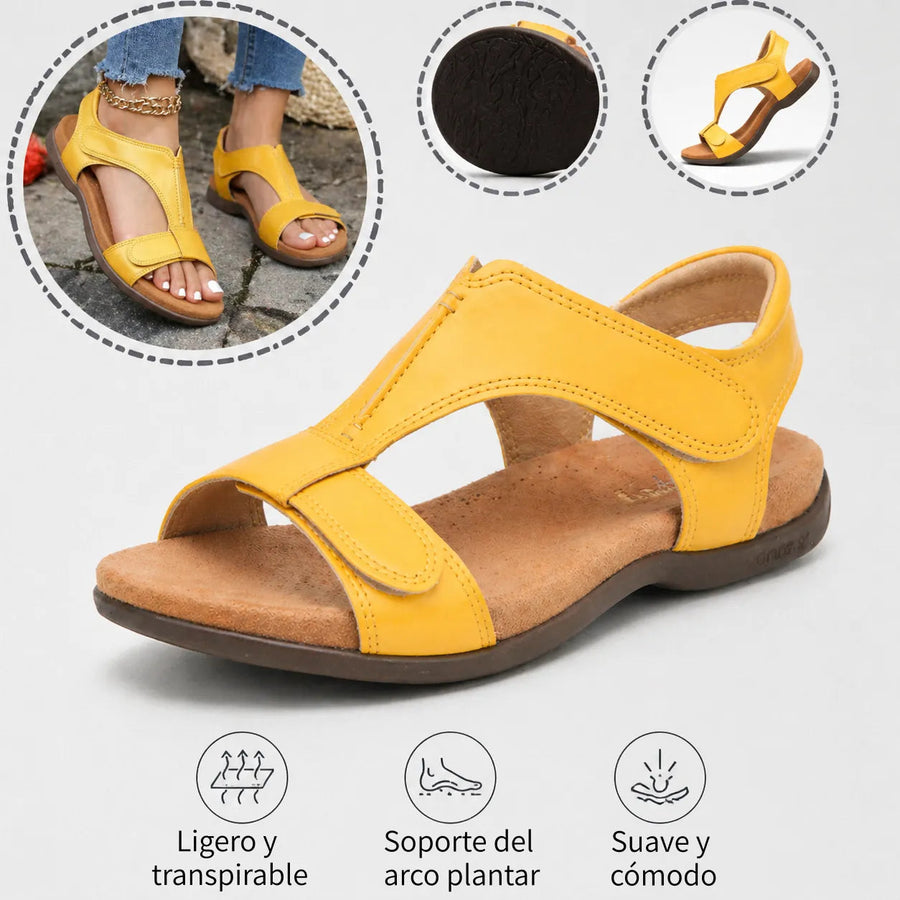 Sandalias ortopédicas ajustables y cómodas