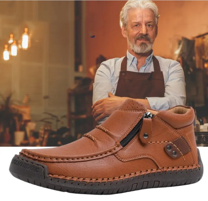 🔥Oferta por tempo limitado hoje: 70 % popust!  ⏰  - Calçado casual ZAPIEERS®, - Sapatos ortopédicos com design ergonómico - Couro premium + costura manual 👞