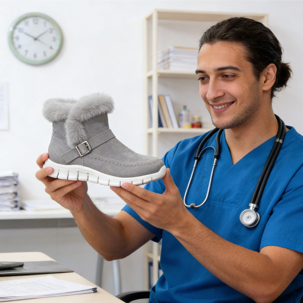 🔥Oferta por tempo limitado: 30% de desconto hoje! ⏰ - Calçado Ortopédico ZAPIEERS® | Forro de Lã Premium 👞 Alivia as dores nos pés