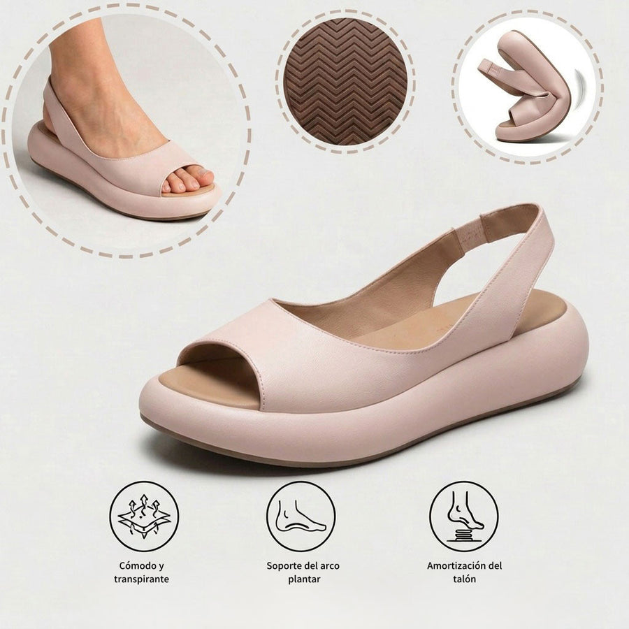 Sandalias ortopédicas ergonómicas — Con soporte para el arco que ayuda a aliviar el dolor de pies, estabilizar el talón y reducir la inestabilidad al caminar