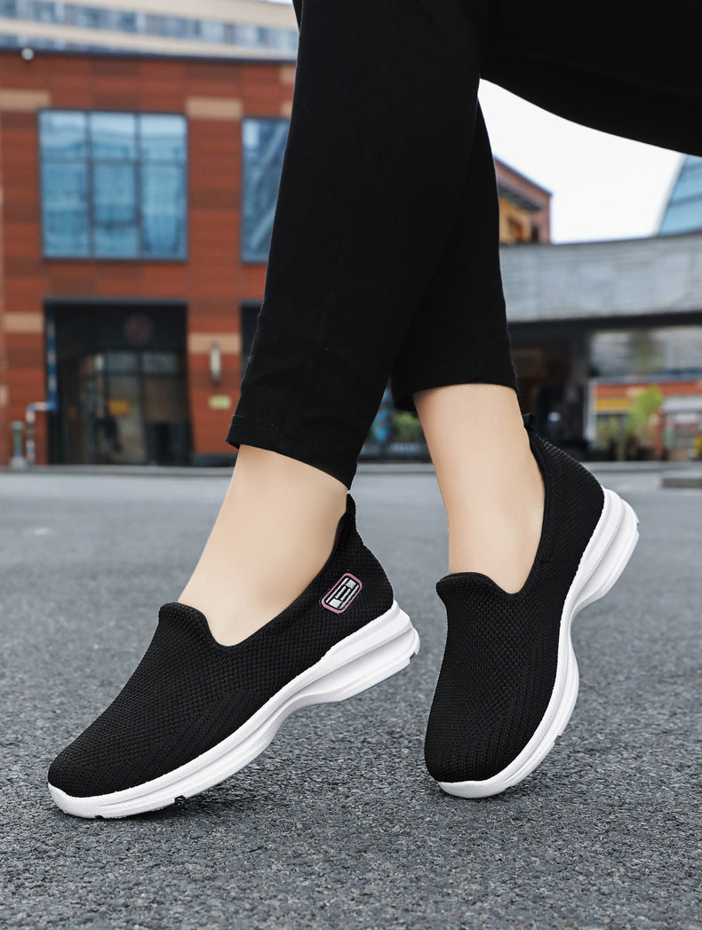 Zapatillas deportivas ortopédicas de malla: con soporte para el arco del pie, que alivia el dolor; amortiguación suave.