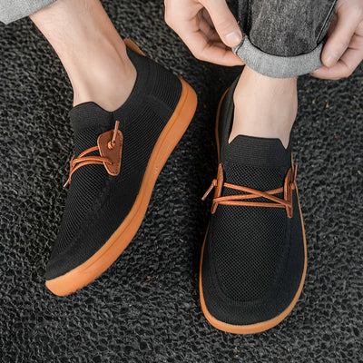 Zapatillas deportivas ortopédicas de malla: con soporte para el arco del pie, que alivia el dolor; amortiguación suave.