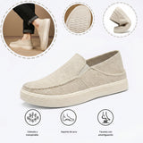 Zapatos ortopédicos de malla: tejidos a mano, con soporte para el arco del pie, que alivian el dolor.