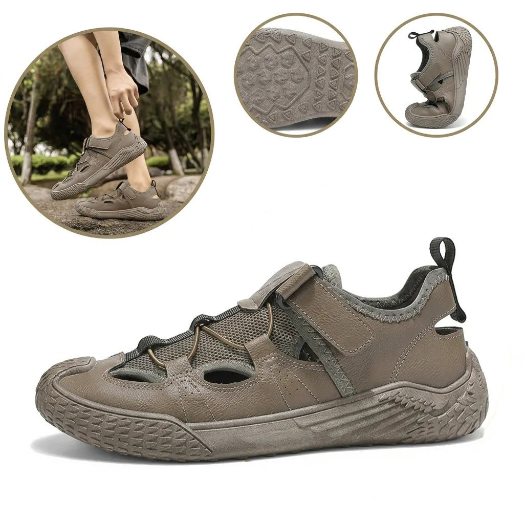 Sandalias ortopédicas ergonómicas — Con soporte para el arco que ayuda a aliviar el dolor de pies, estabilizar el talón y reducir la inestabilidad al caminar