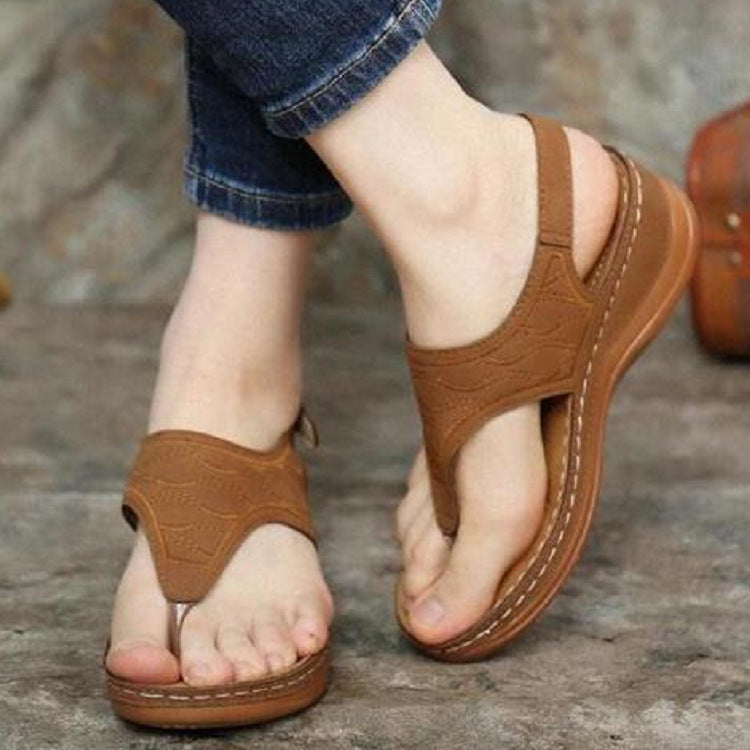 Sandalias ortopédicas ergonómicas — Con soporte para el arco que ayuda a aliviar el dolor de pies, estabilizar el talón y reducir la inestabilidad al caminar
